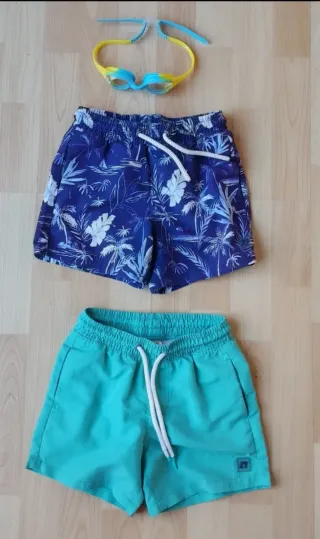 Lote 2 BAÑADORES T.3-4 Años + GAFAS natación ARENA