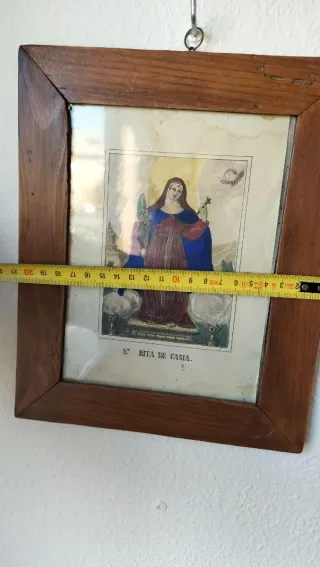 Cuadro antiguo Santa Rita de Casia