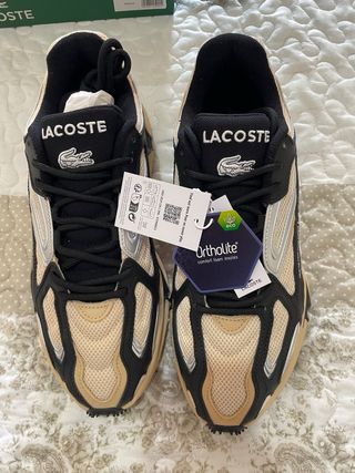 Zapatillas Lacoste Beige/Negro Talla 43