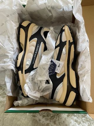 Zapatillas Lacoste Beige/Negro Talla 43