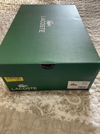 Zapatillas Lacoste Beige/Negro Talla 43