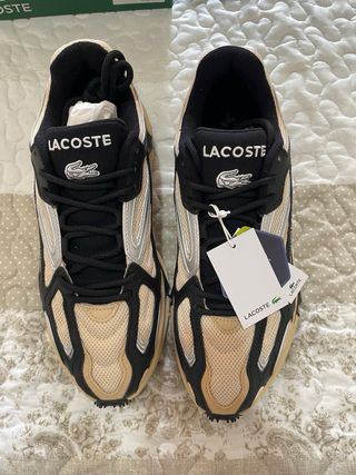 Zapatillas Lacoste Beige/Negro Talla 43