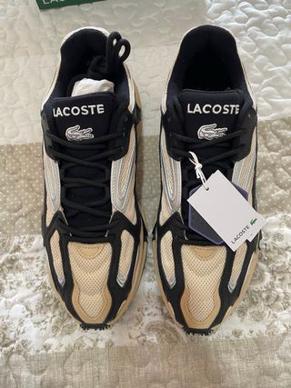 Zapatillas Lacoste Beige/Negro Talla 43