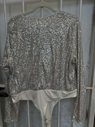 Body Lentejuelas H&M Talla XL