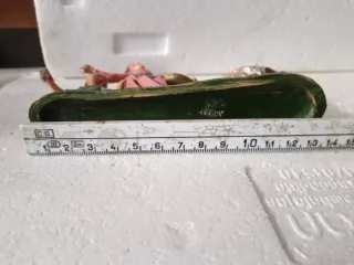 Diorama vintage presepe con figure