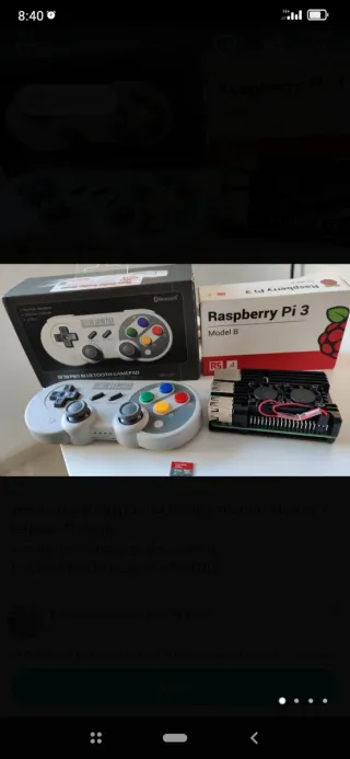 Raspberry Pi 3 Modelo B + Mando