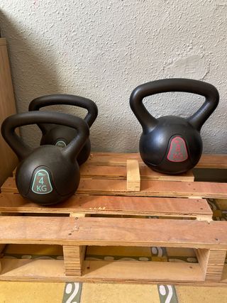 Kettlebells Pesas Rusas 4kg y 8kg