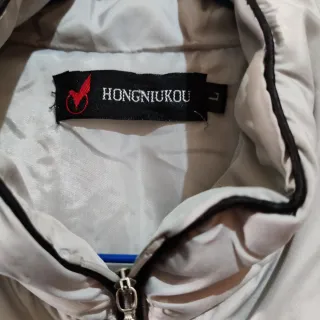 Chaleco vintage acolchado gris mujer