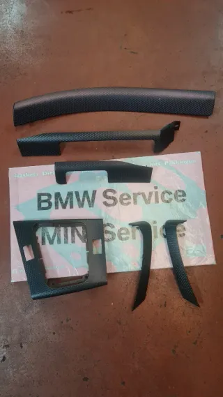 Juego molduras carbono black cube bmw e46 compact