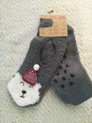 Calcetines navideños antideslizantes Pepco talla 3