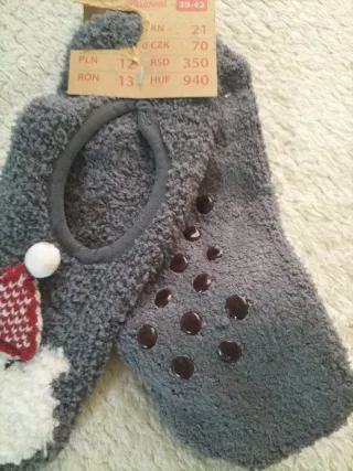 Calcetines navideños antideslizantes Pepco talla 3