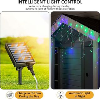 Guirnalda Luces Multicolor con placa solar