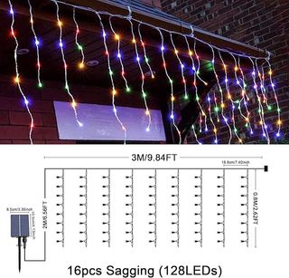 Guirnalda Luces Multicolor con placa solar