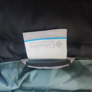 Chaqueta Columbia reversible gris/verde azulado