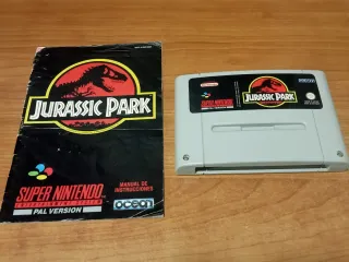Jurassic Park SNES (ESP) + Manuale (SNES)