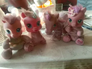 My Little Pony Peluche Rosa Set 4 Bambole