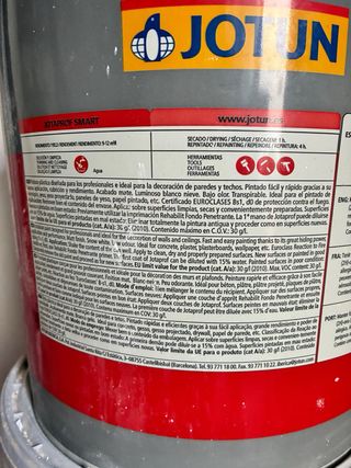 Pintura JOTUN blanco