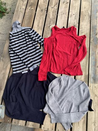 Pack 4 camisetas de manga larga