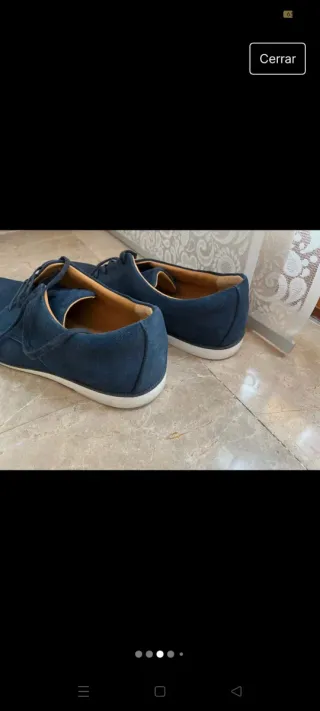 Zapatos de vestir azul