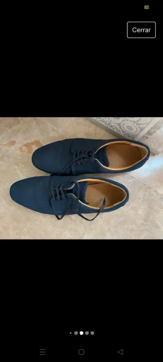 Zapatos de vestir azul