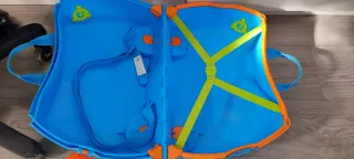 Maleta infantil Trunki azul y verde