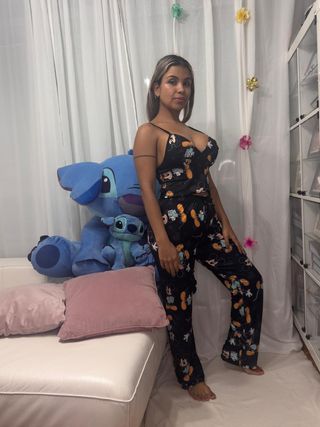 Pijama mikey negro. Set 3 piezas.