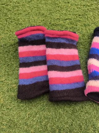 Lote de Calentadores de manos a rayas