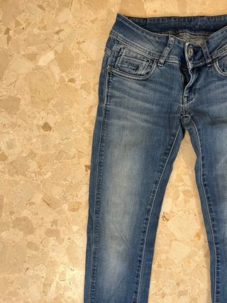 Jeans Skinny Mujer G-Star Azul Medio Lavado