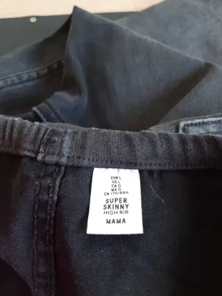 Pantalón premamá gris