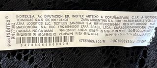 Blusa/Túnica negra con encaje, por estrenar.