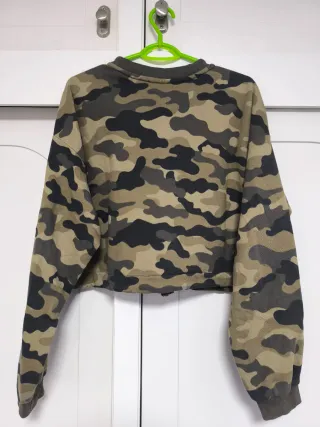 Sudadera Camuflaje Militar Beige y Verde