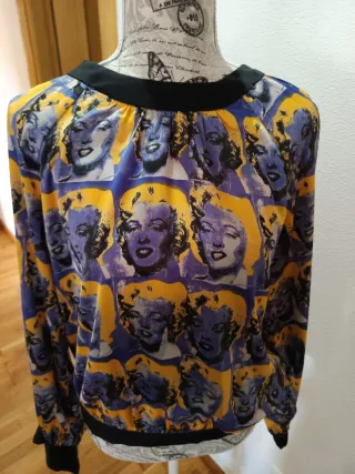 Blusa pop art Marilyn Monroe