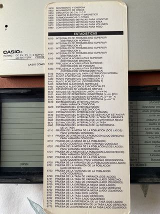 Calculadora Programable Casio FX-850P
