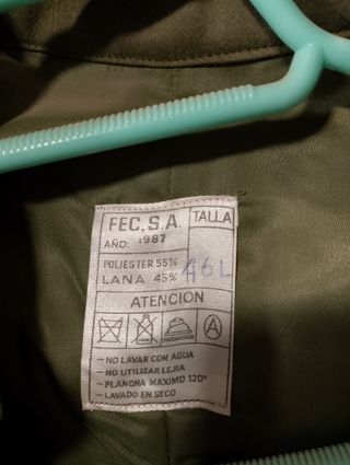 Gabardina Ejército de Tierra Marrón/Verde