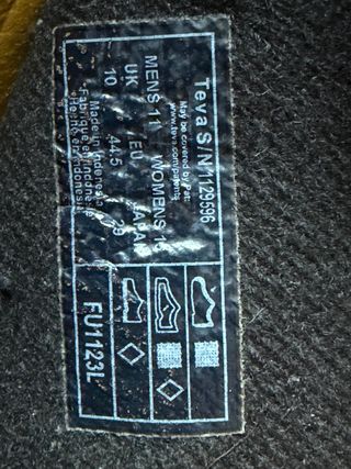 Teva Reember Terrain Zuecos Negros