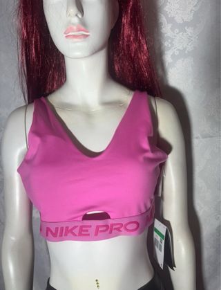 Top deportivo Nike Pro rosa XL