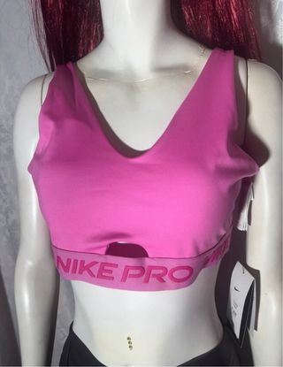 Top deportivo Nike Pro rosa XL