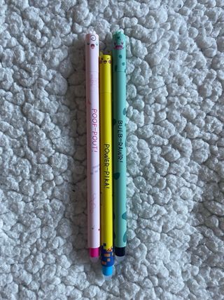 Set di 3 penne cancellabili Pokémon simil Legami