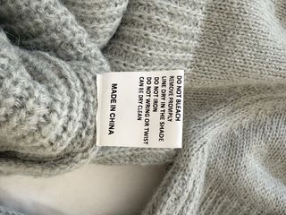 Jersey gris cuello alto talla L