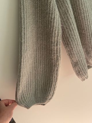 Jersey gris cuello alto talla L