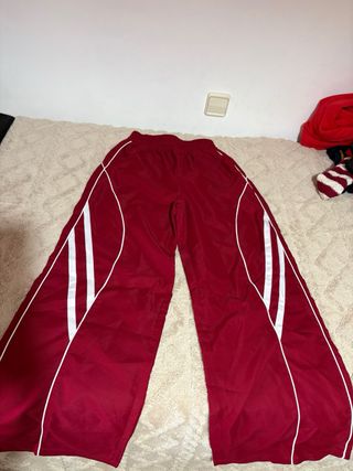 Conjunto chándal rosa y rojo