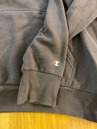 Sudadera Champion gris y verde