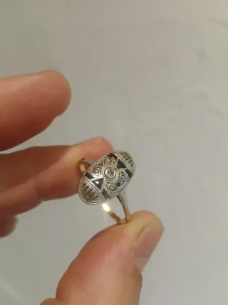 Anillo Victoriano oro