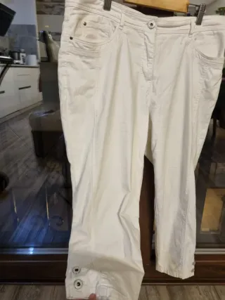 Pantalón pirata blanco