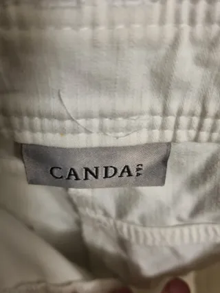 Pantalón pirata blanco