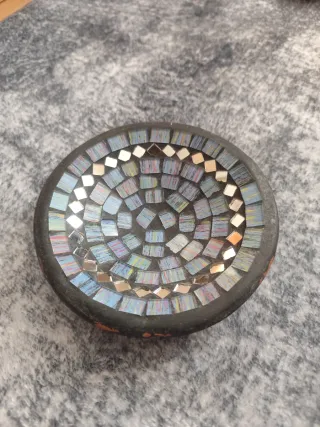 Plato decorativo mosaico