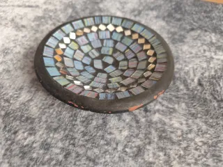 Plato decorativo mosaico