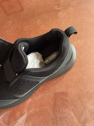 Zapatillas velcro hombre negras