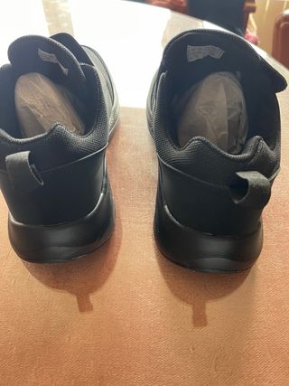 Zapatillas velcro hombre negras