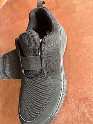 Zapatillas velcro hombre negras